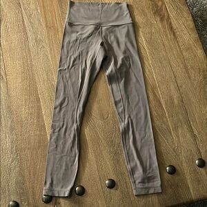 Lululemon Charcoal High-Waisted Leggings